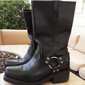 Harley-Davidson black women's leather boots size 8